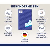 AVERY Zweckform Formularbuch "Kassenabrechnung mit MwSt", A4
