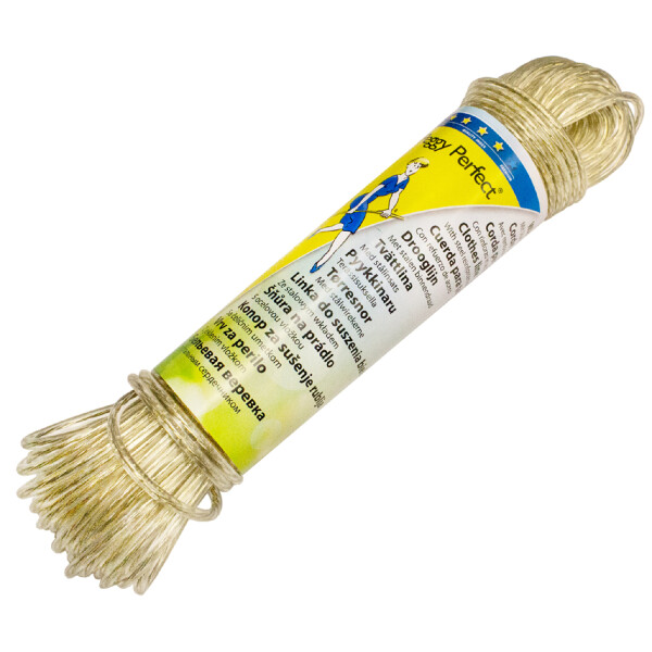 Peggy Perfect Wäscheleine "Gold", Länge: 25 m