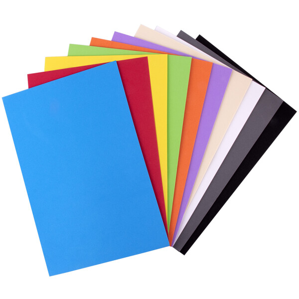 APLI Kids Moosgummi EVA, 210 x 300 mm, Inhalt: 10 Blatt