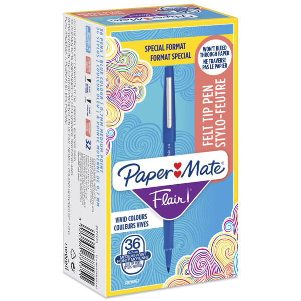 Paper:Mate Faserschreiber Flair Original, blau