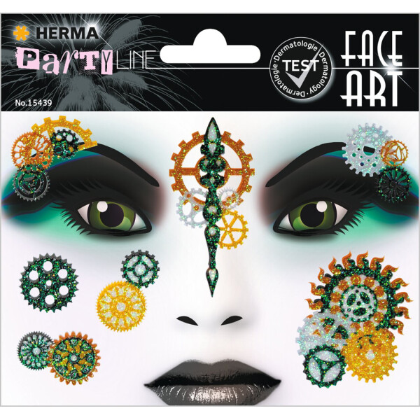 HERMA Face Art Sticker – Gesichter & Leopard- Produktbild-Vorschau 12