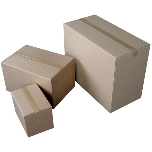 HAPPEL Wellpapp-Faltkarton 803, (L)400 x (B)320 x (H)328 mm