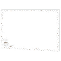 RNK Verlag Papier-Schreibunterlage "Coffee",...