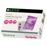 LEITZ Laminierfolientasche, 54 x 86 mm, 250 mic