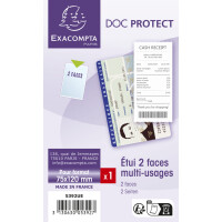 EXACOMPTA Schutzhülle Doc Protect, DIN A6, PVC