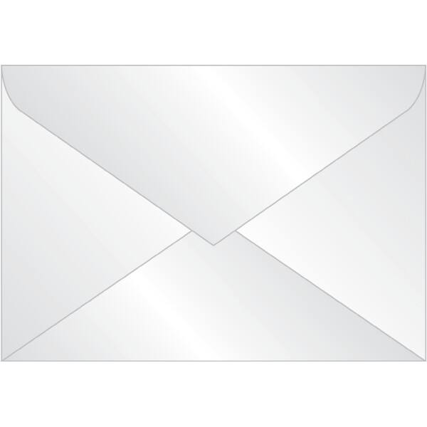 sigel Umschlag, transparent, gummiert, DIN lang, 100 g qm