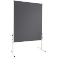 FRANKEN Moderationstafel X-tra!Line, Filz, Farbe: grau