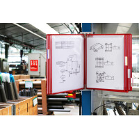 djois by tarifold Wandsichttafelsystem Metall, DIN A4