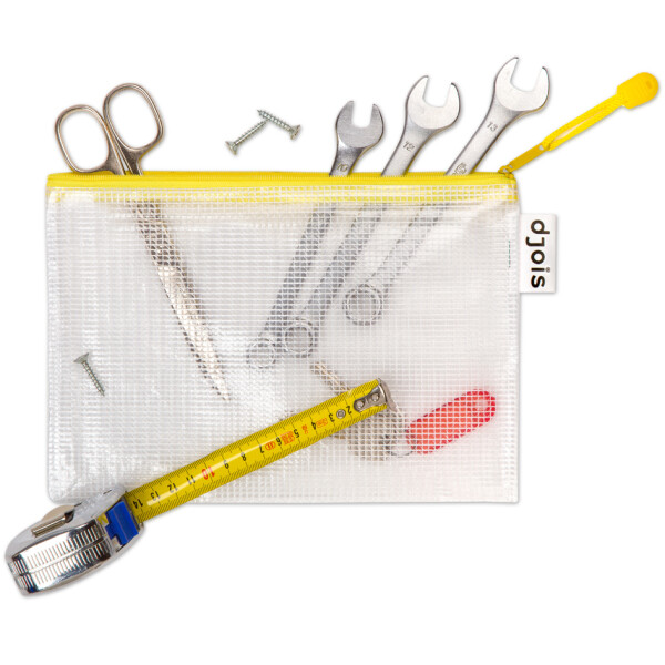 djois by tarifold Reißverschlusstasche ZIPPER, DIN A4, gelb