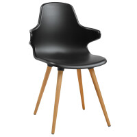 Topstar Besucherstuhl "T 2020", weiß buche