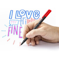 STAEDTLER Fineliner triplus, 12er Dreikantbox