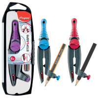 Maped Zirkelkasten Stop & Safe mit Adapterring, 10er...