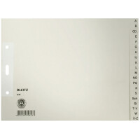 LEITZ Tauenpapier-Register, A-Z, A4 Überbreite,...