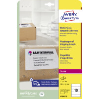 AVERY Zweckform Wetterfeste Versand-Etiketten, 99,1 x 57 mm