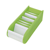 WEDO Lernkartei, DIN A8 quer, inkl. 100 Karteikarten, grau