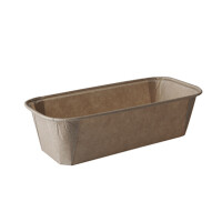 PAPSTAR Backform "pure", eckig, 167 ml, braun