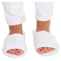 HYGOSTAR Einweg-Slipper SAFETY, offen, weiß