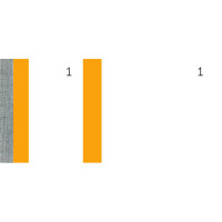 ELVE Bon-Block, violett, Maße: (B)135 x (H)60 mm