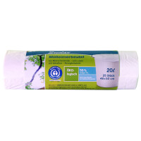 Secolan Mülleimerbeutel, naturweiß, 20 Liter