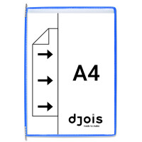 djois by tarifold Drehzapfentafel, DIN A4, farbig sortiert