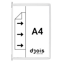 djois by tarifold Drehzapfentafel, DIN A4, farbig sortiert
