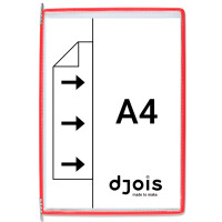 djois by tarifold Drehzapfentafel, DIN A4, farbig sortiert