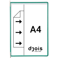 djois by tarifold Drehzapfentafel, DIN A4, farbig sortiert