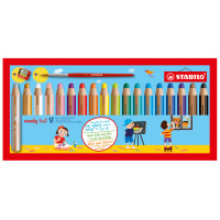 STABILO Multitalentstift woody 3 in 1, 6er Kartonetui