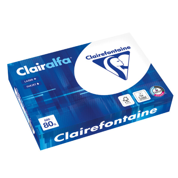 Clairefontaine Multifunktionspapier, DIN A4, extra weiß