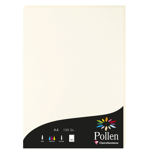 Pollen by Clairefontaine Papier DIN A4, perlmutt-elfenbein