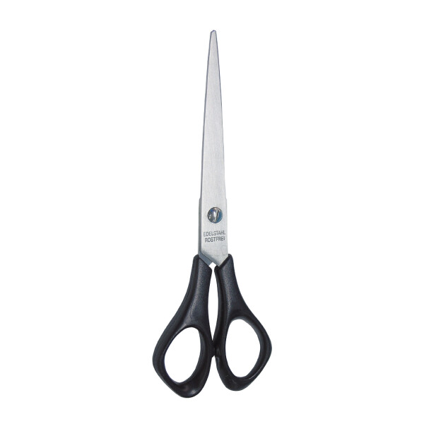 WEDO Edelstahl-Universalschere, spitz, Länge: 160 mm,schwarz