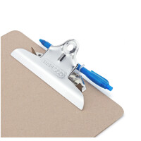 RAPESCO Klemmbrett, DIN A4, PVC-Folienüberzug, schwarz