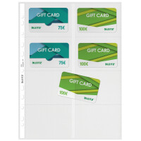 LEITZ Visitenkarten-Prospekthülle für 16...