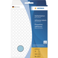 HERMA Markierungspunkte, Durchmesser: 32 mm, weiß
