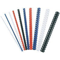 Fellowes Plastikbinderücken, DIN A4, 21 Ringe, 10...