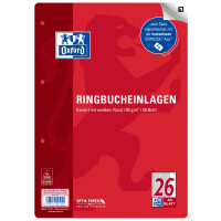 Oxford Ringbucheinlagen, DIN A4, liniert, 50 Blatt