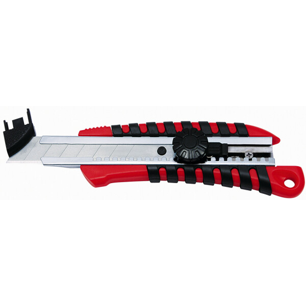 WEDO Profi-Cutter, Klinge: 18 mm, rot schwarz