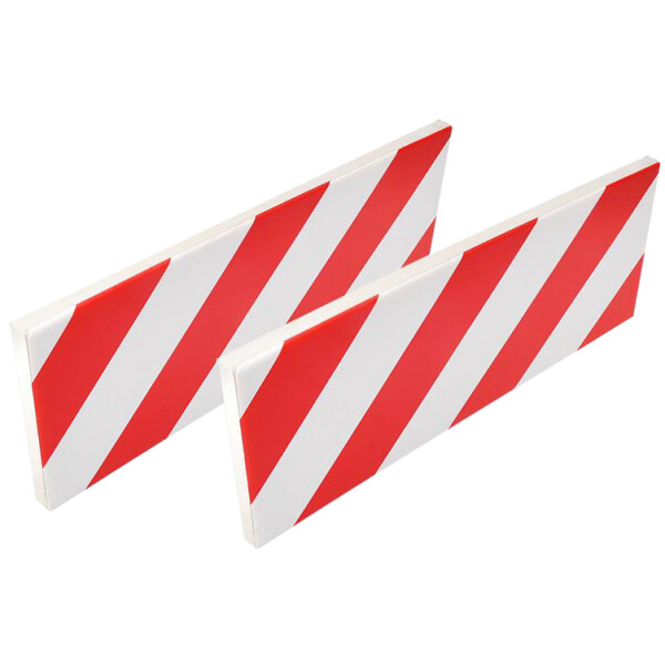IWH Autotür-Schutzleiste für Garage, weiß rot