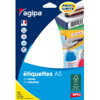 agipa Universal-Etiketten, 9 x 13 mm, weiß