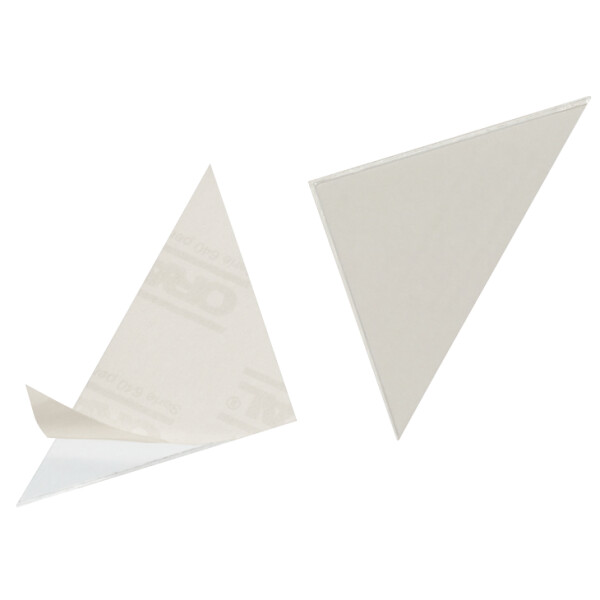 DURABLE Dreieck-Selbstklebetaschen CORNERFIX, 100 x 100 mm