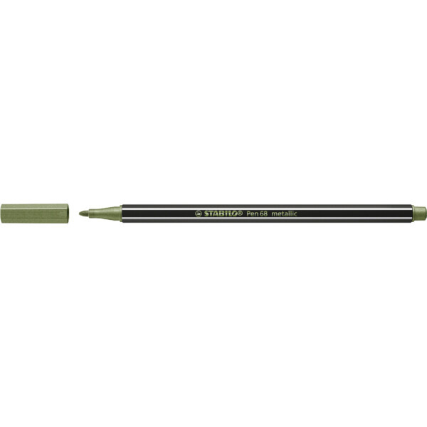 STABILO Fasermaler Pen 68 metallic, metallic-grün