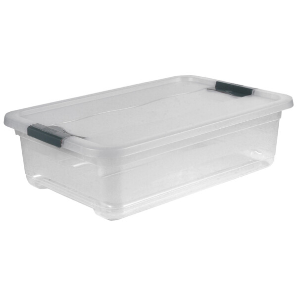 keeeper Aufbewahrungsbox "cornelia", 28 Liter, transparent