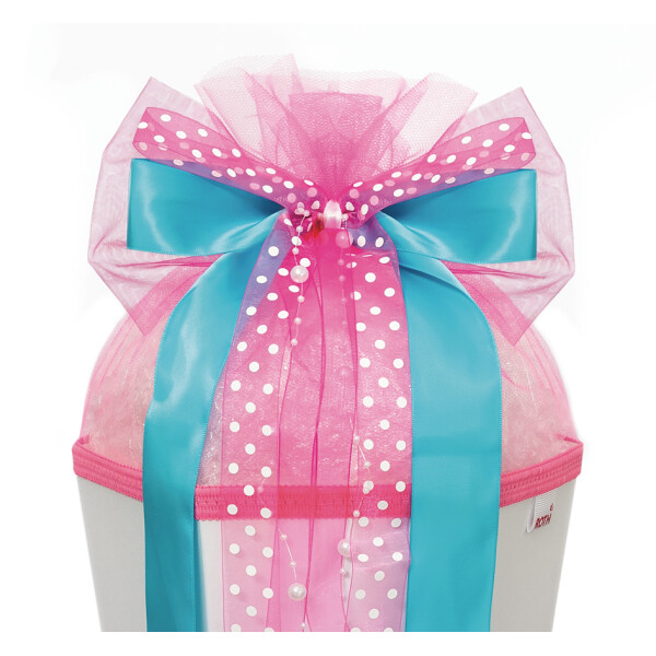 ROTH Schultütenschleife "Purple Rain", lila pink