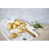 GastroMax Sparschäler BIO, holzfarbiger Griff