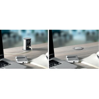 BACHMANN Steckdoseneinheit ELEVATOR, 1x Schutzkontakt, 1xUSB