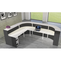 kerkmann L-Theke BARI, für 1-2 Personen, anthrazit