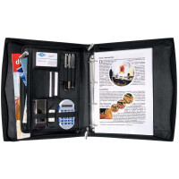 WEDO Orgamappe Elegance, DIN A4, Kunstleder Nylon, schwarz
