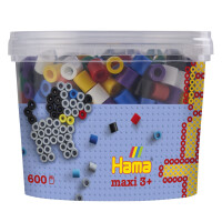 Hama Bügelperlen maxi "Volltonmix", in Dose