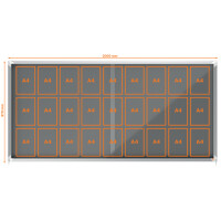 nobo Schaukasten Premium Plus, Filz-Rückwand, 12 x...