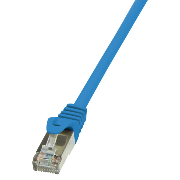 LogiLink Patchkabel, Kat. 5e, F UTP, 1,0 m, blau